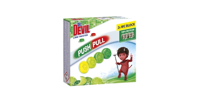 Dr. DEVIL WC PUSH PULL GEL 2x20 g Lime twister                                                                                                                                                                                                            